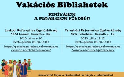 Vakációs Bibliahetek